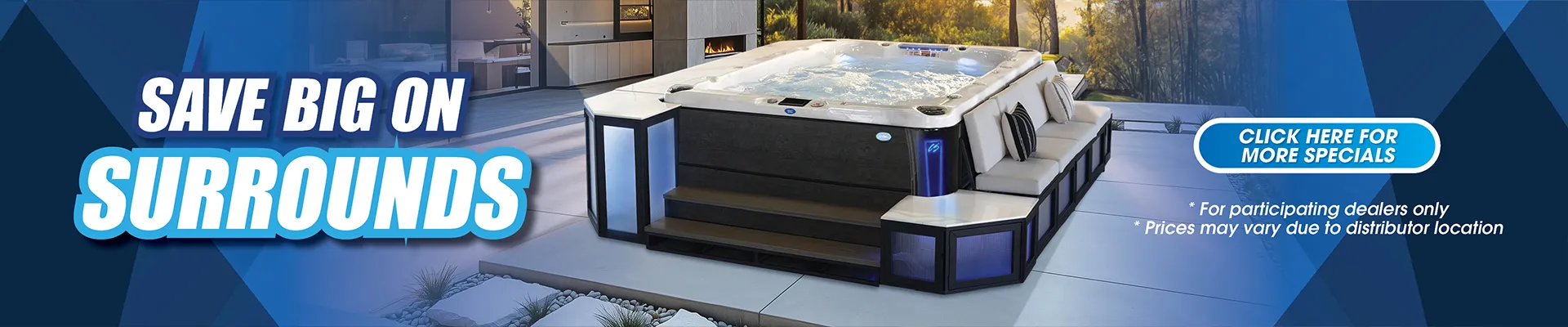 Calspas hot tub being used in a family setting - Harvest